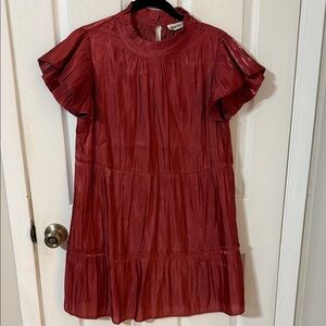 Elegant Red Mini Dress